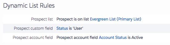 Combining Evergreen lists and active accounts in Pardot