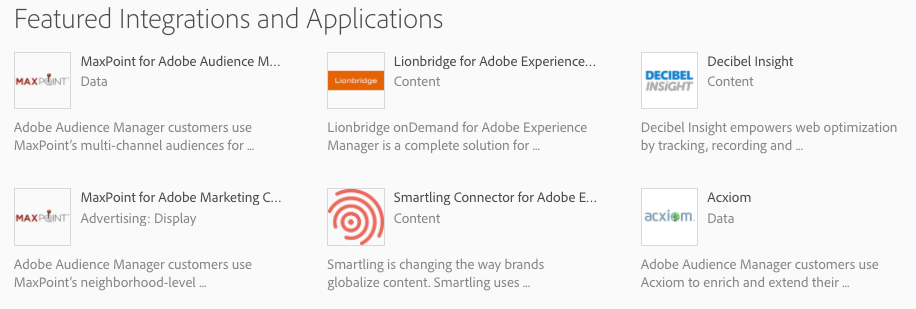 Adobe Marketing Cloud Exchange