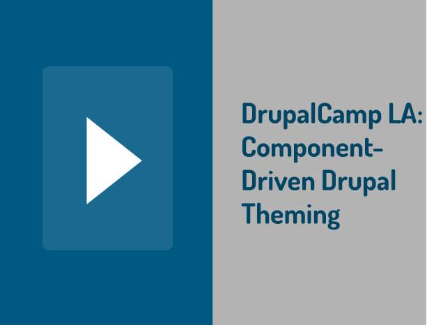 Component-Driven Drupal theming