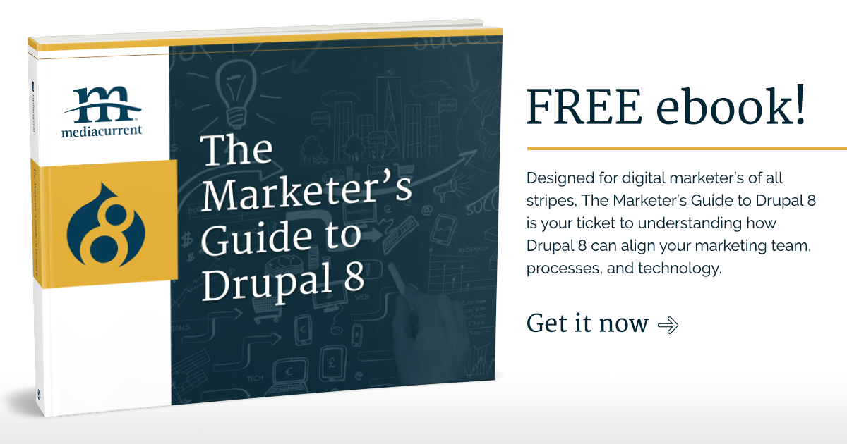Download the Marketers guide to Drupal 8