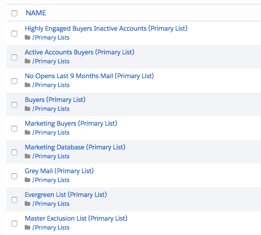 Pardot segmentation list 