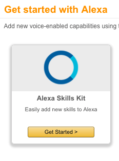 Amazon Alexa Skills Kit