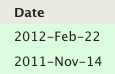 Views module dates